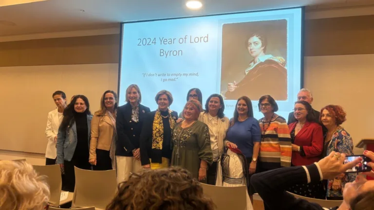 Hellenic Lyceum of Sydney’s book club honours bicentenary of Lord Byron’s death