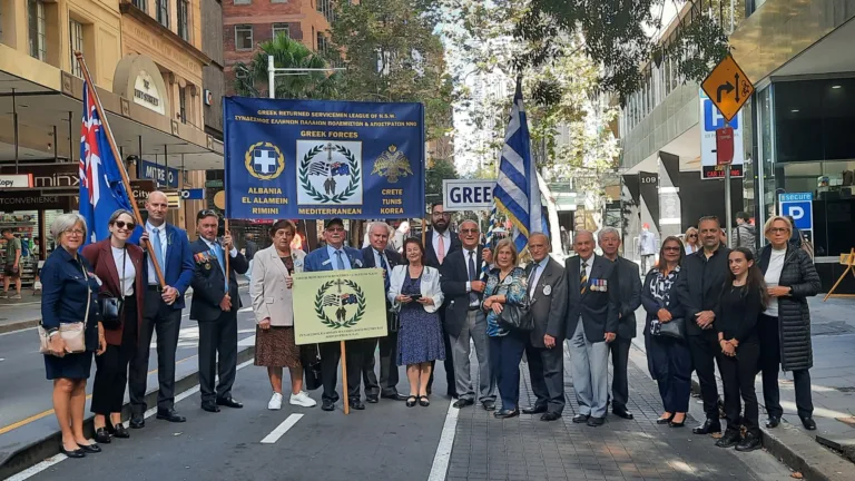 Proud Greeks honour ANZAC Day with marches across Australia