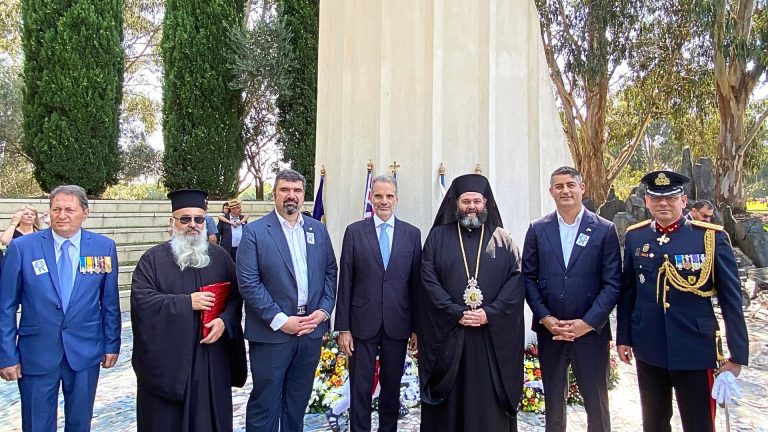 Canberra Greeks honour Independence Day with liturgy and annual wreath laying ceremony