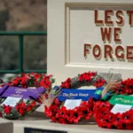 Wreaths will be laid at memorials across the country on during Anzac day services on Thursday.(ABC Alice Springs Xavier Martin)