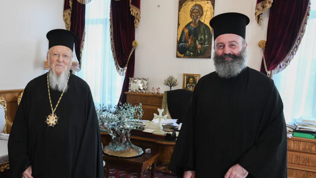 ecumenical partiarch bartholomew and archbishop makarios