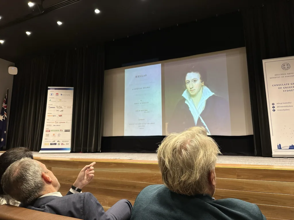 lord byron greece lecture in sydney