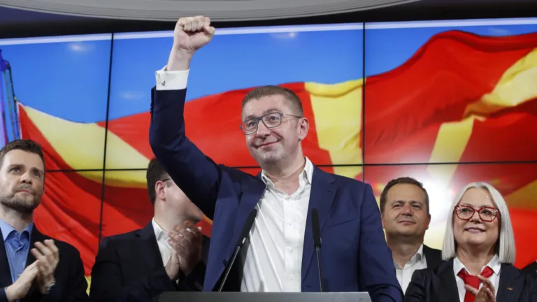 Leader of North Macedonia’s VMRO party insists on using the term ‘Macedonia’