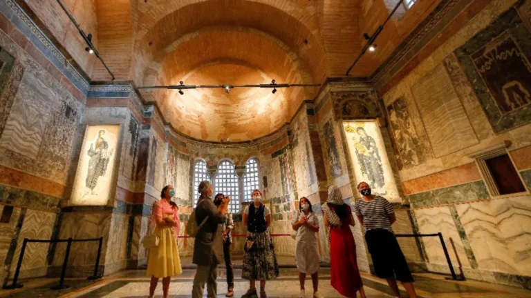 Turkey officially opens former Byzantine Chora Church as mosque