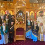 The Pontian Society of Sydney presented a sacred icon of Panagia Soumela to St Stephanos Greek Orthodox Church at Hurlstone Park on Sunday, May 19.