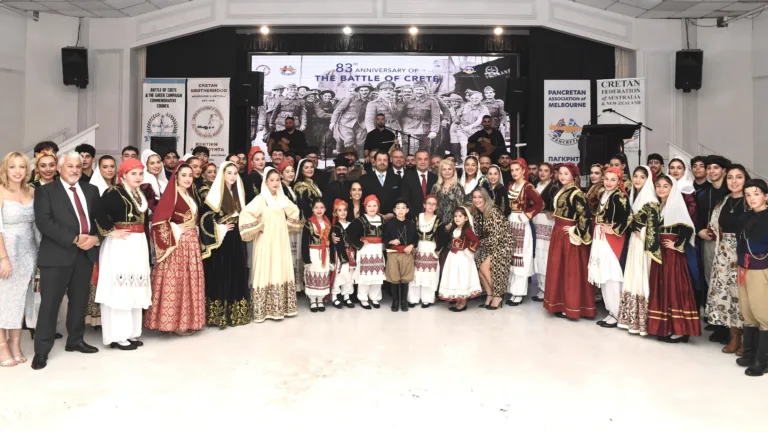 Melbourne’s Greek community gathers to commemorate the Battle of Crete
