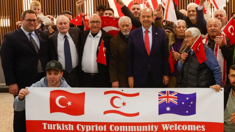 Turkish Cypriot leader Ersin Tatar lands in Melbourne despite tensions