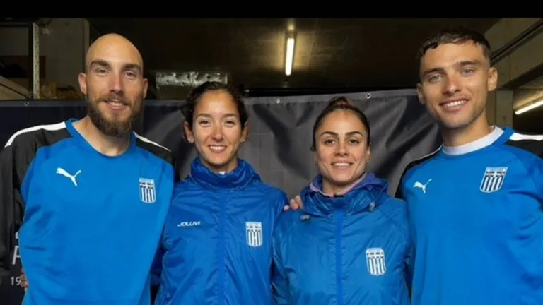 Greek rowing team’s triumph sees them qualify for Paris Olympics
