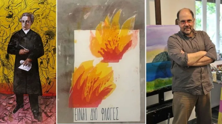 Two Flames: Manolis Charos in the footsteps of Dionysios Solomos