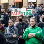 Palestinian solidarity rally in Melbourne, February 2023 (Image Matt HrkacAlamy Live News)