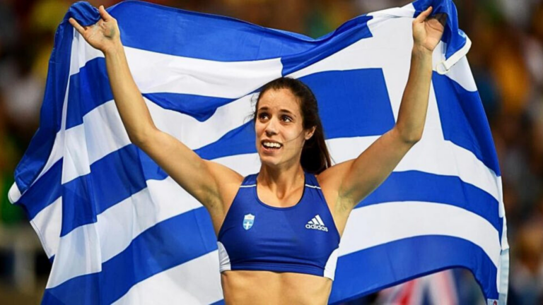Katerina Stefanidi wins silver medal at European Athletics Championships