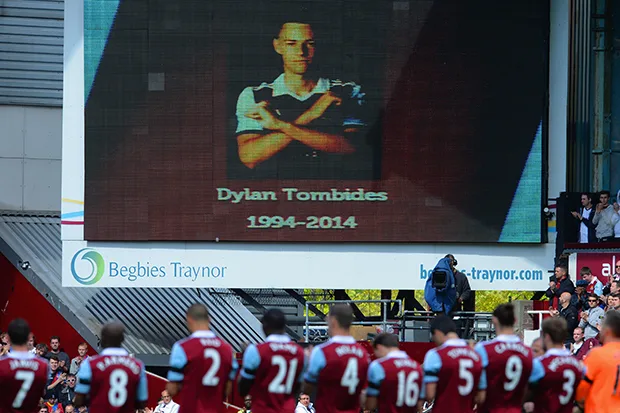 The funeral for young Australian footballer Dylan Tombides held in Perth.