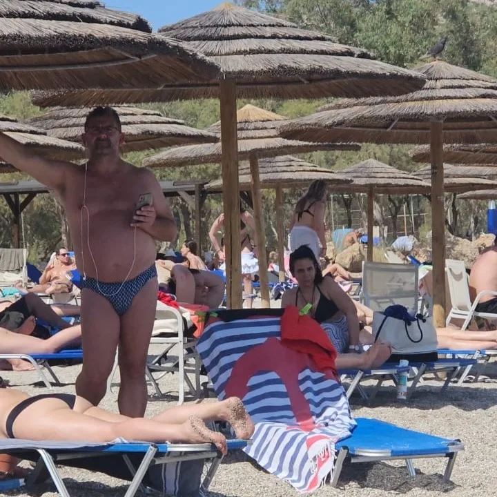 Bill Papas in Greece