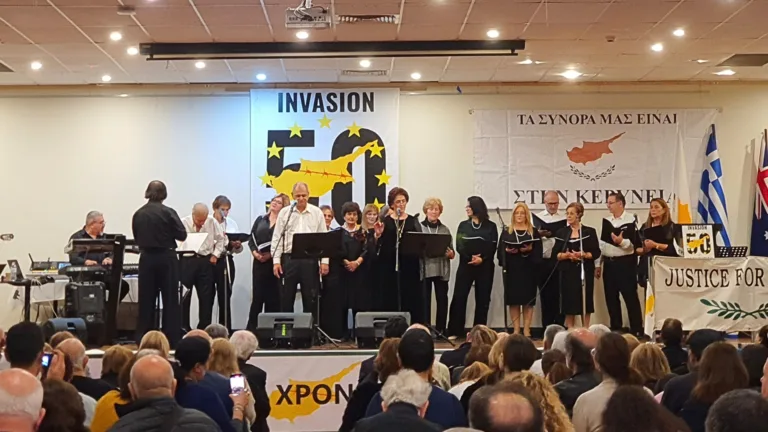 Sold-out concert in Sydney pays tribute to victims of the Turkish invasion of Cyprus