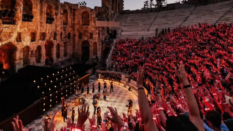Coldplay releases new music video shot at Athens’ historic Odeon of Herodes Atticus
