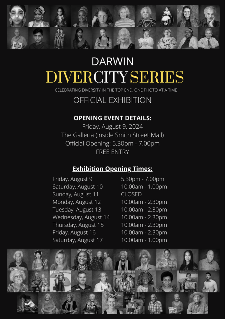 Darwin DiverCity Series Invitation, front