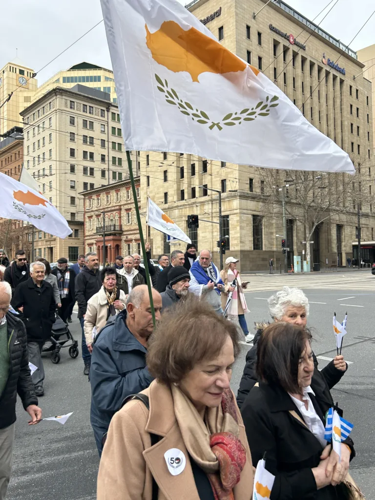 the Cyprus Community of South Australia (CCSA) in collaboration with the Justice for Cyprus Coordination Committee SA (SEKA SA)