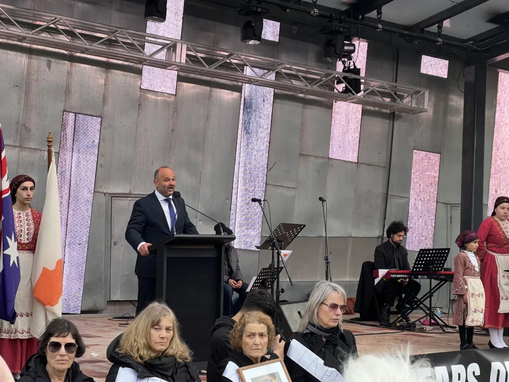 cyprus invasion anniversary melbourne federation square