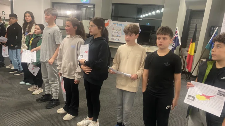 Greek Community of Melbourne schools mark 50th anniversary of Cyprus invasion