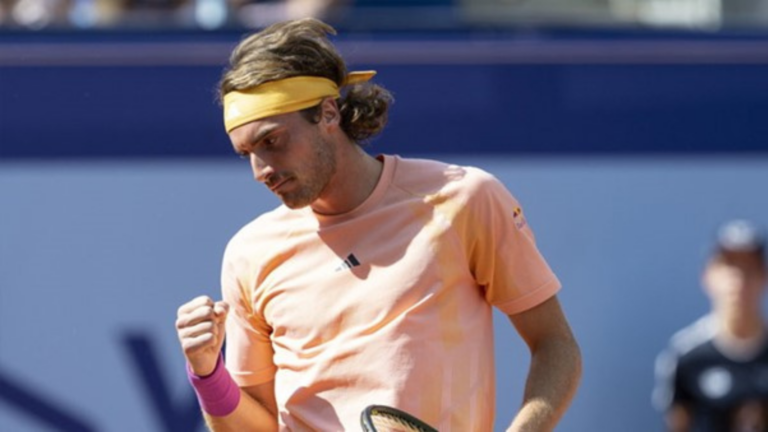 Stefanos Tsitsipas into first Swiss Open quarter-final