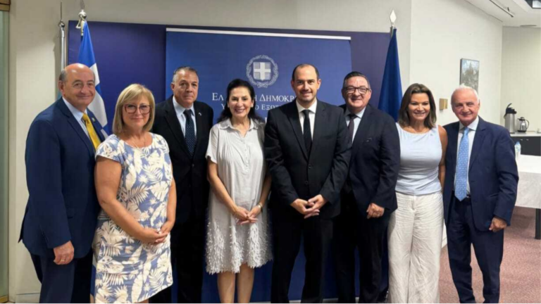 Steve Georganas MP meets with Greece’s Deputy Foreign Minister