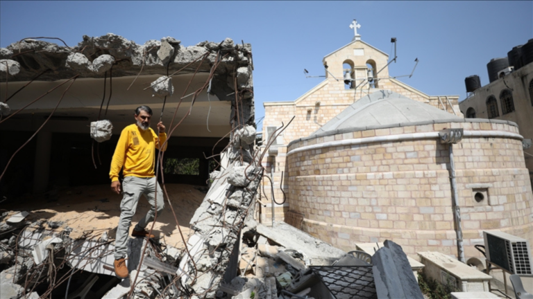 Israel attacks Greek Orthodox church in Gaza a second time