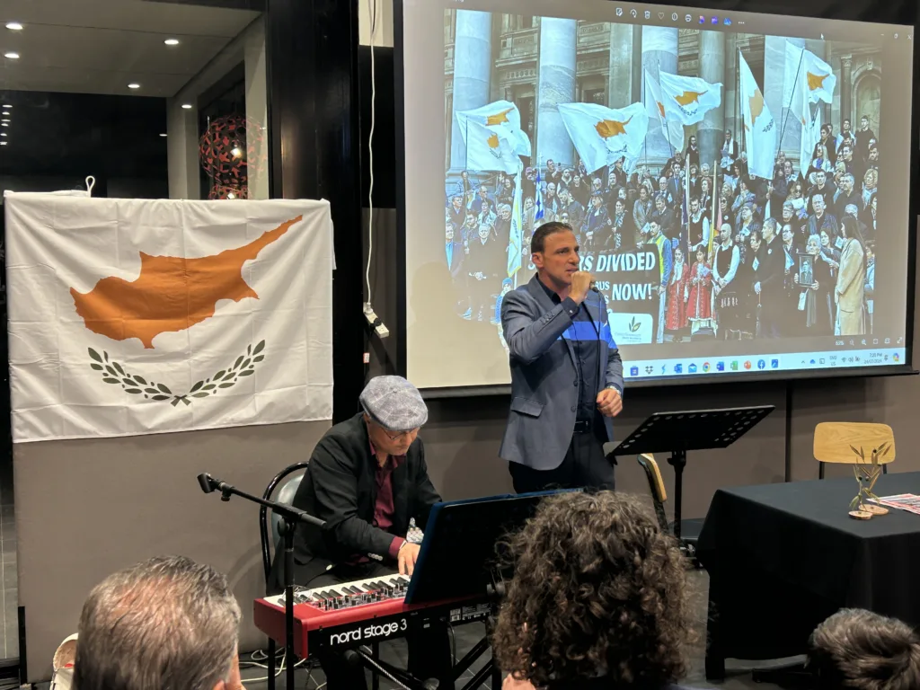 Musicians performing traditional Cypriot music