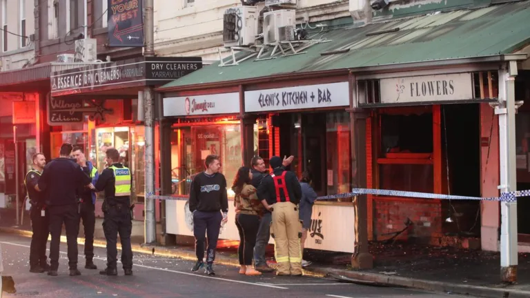 Police investigation ongoing after suspicious fire destroys Yarraville Greek restaurant