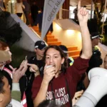 greek club brisbane protest