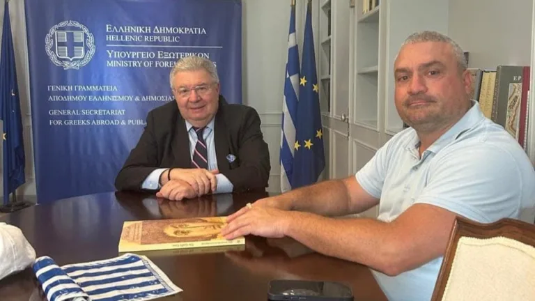 Hellenic Club of Canberra director meets with Greece’s Secretary General for Greeks Abroad