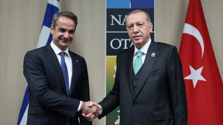 Leaders of Greece and Turkey meet on sidelines of NATO Summit