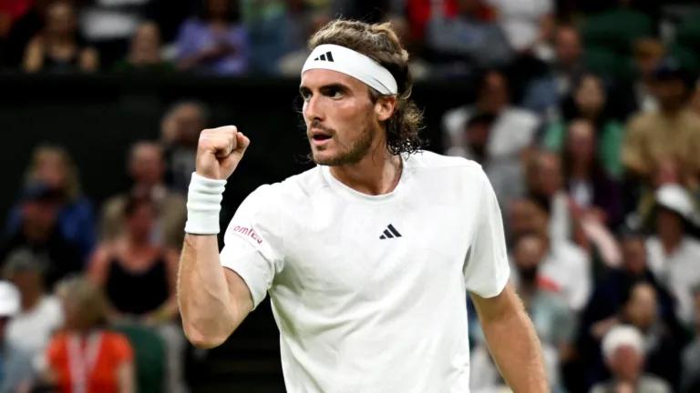 Stefanos Tsitsipas kicks off Wimbledon campaign with a win