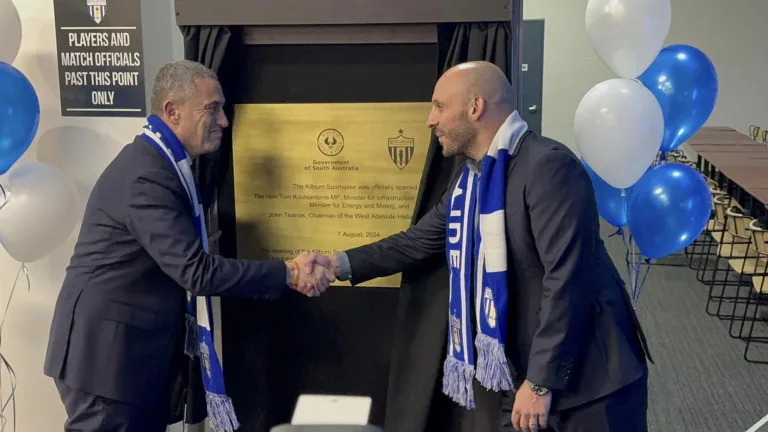 Grand opening of Kilburn Sportsplex marks new era for West Adelaide SC