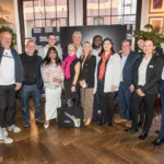 Members of Stan Sport, CulturalPulse and Consulate and community representatives at Gavroche French restaurant Sydney Australia. Friday 26 July 2024.