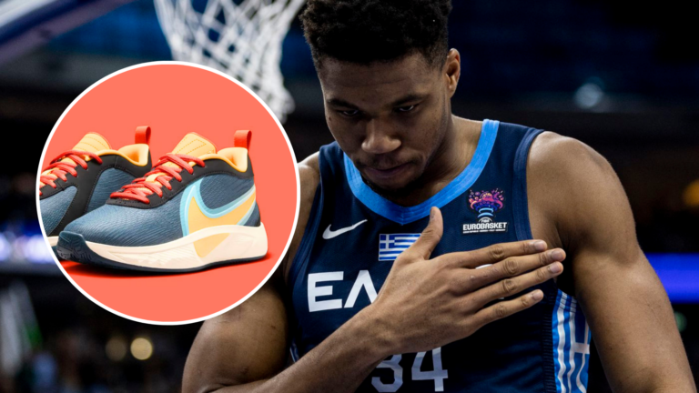 Giannis Antetokounmpo pays homage to his Greek heritage with new sneakers