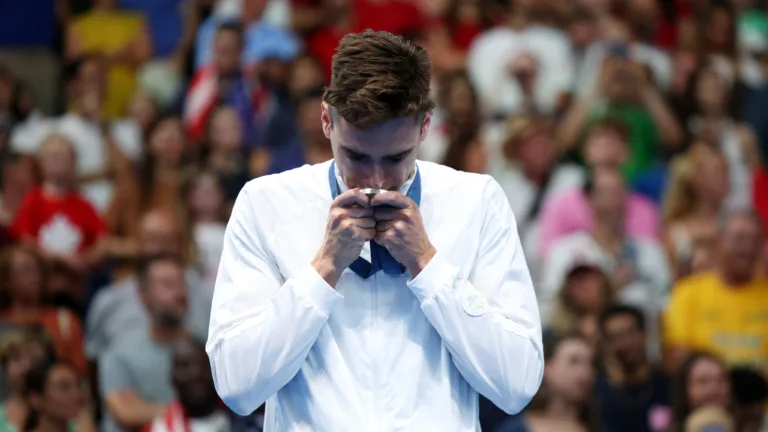 Swimmer Apostolos Christou makes history with silver medal at Paris Olympics