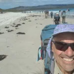 Leading a hiking group on the south coast for the Bibbulmun Track 25th Anniversary completing the 1000km