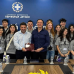 Greek youth camp meets with the Governor of Attiki