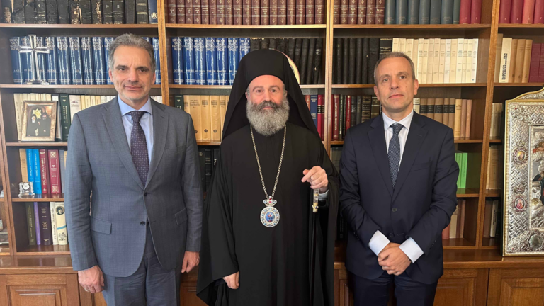 Ambassador of Greece to Australia meets with Archbishop Makarios in Sydney