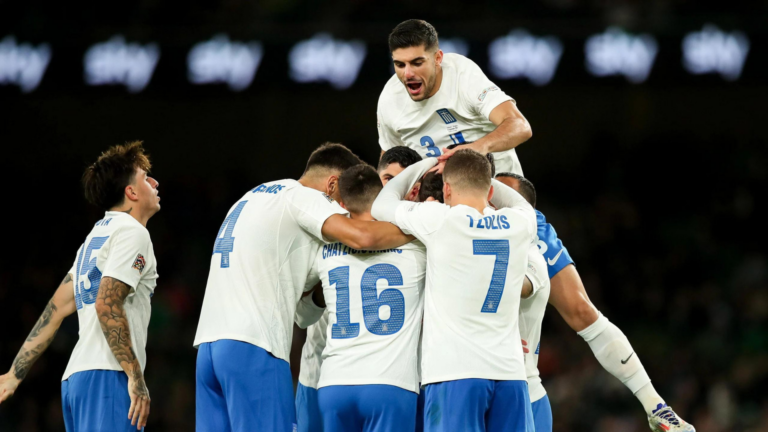Imposing Greece defeat Ireland in Nations League match