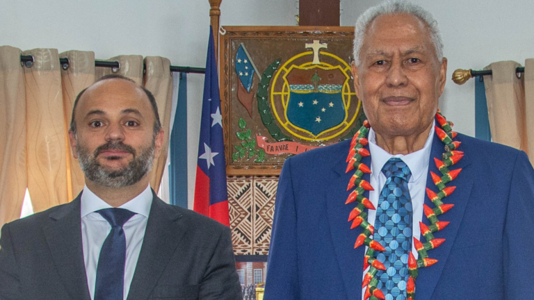 High Commissioner of the Republic of Cyprus presents his credentials to Samoa