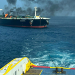 Salvage operation underway for ablaze Greek oil tanker in the Red Sea