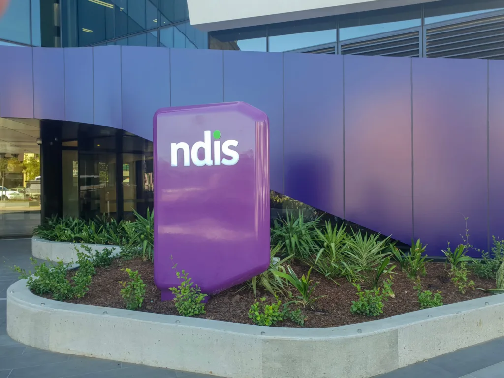 Geelong,,Victoria,-,March,28,2019,The,Ndis,Sign,In