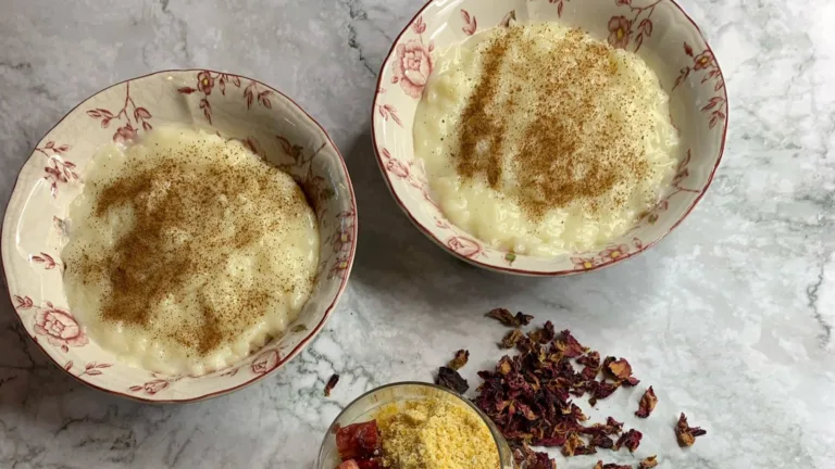 Rizogalo: Traditional Greek rice pudding