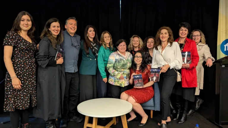 Koraly Dimitriadis and Christos Tsiolkas challenge literary establishment at book launch