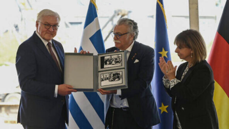 Germany’s President visits the site of future Holocaust museum in Thessaloniki