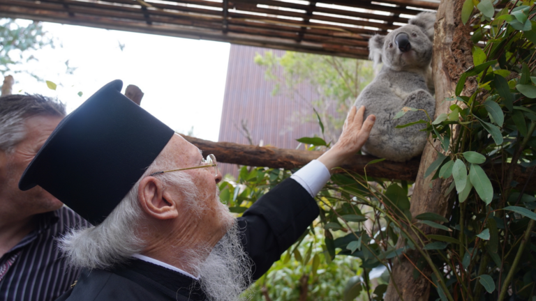 Ecumenical Patriarch Bartholomew pays a visit to Sydney’s Taronga Zoo