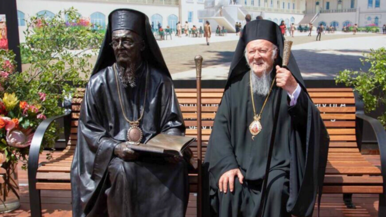 Statue unveiled to mark Ecumenical Patriarch’s historic visit to Australia