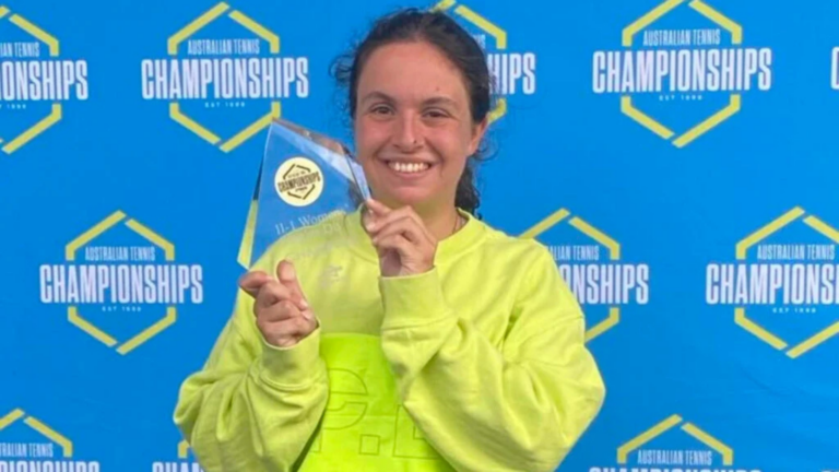 Andriana Petrakis claims second singles title at Australian Tennis Championships