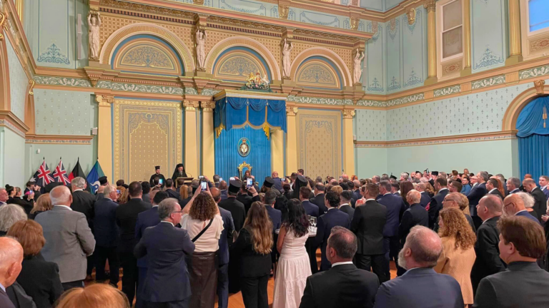 Official reception held at Victoria’s Government House for Ecumenical Patriarch